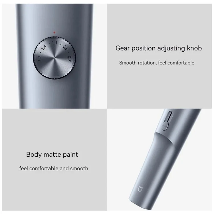 Tondeuse à cheveux XIAOMI MIJIA MJGHHC2LF avec affichage numérique, imperméable IPX7, coupe-cheveux (Version chinoise)