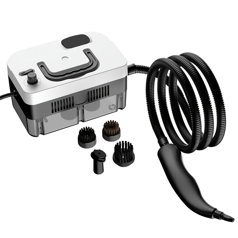 RZ-169 1350W 5-Gear Handheld High Temperature Steam Cleaner with 1200ml Tank for Home, EU Plug - White