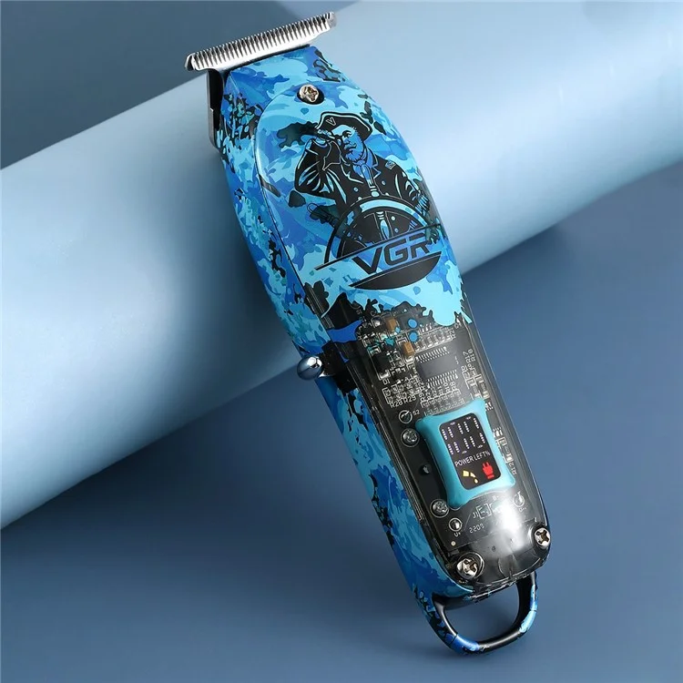 VGR V-923 Peache Electric Artimper Transparente Para el Cabello Con Herramienta de Corte de Cabello de Pantalla Digital Para el Hogar