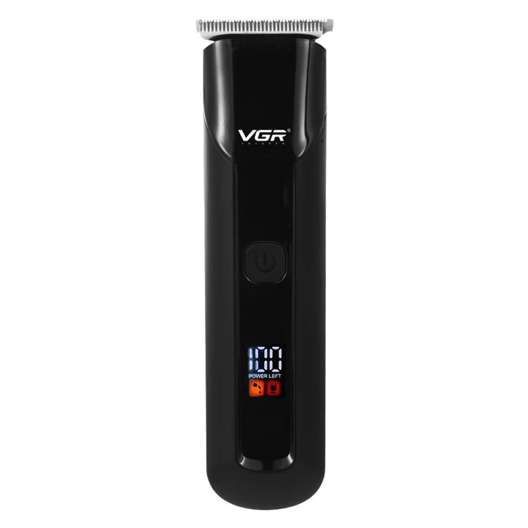 VGR V-929 Hair Hair Electric Clipper Жк-дисплей Digital Display Триммер с Ножкой из Нержавеющей Стали