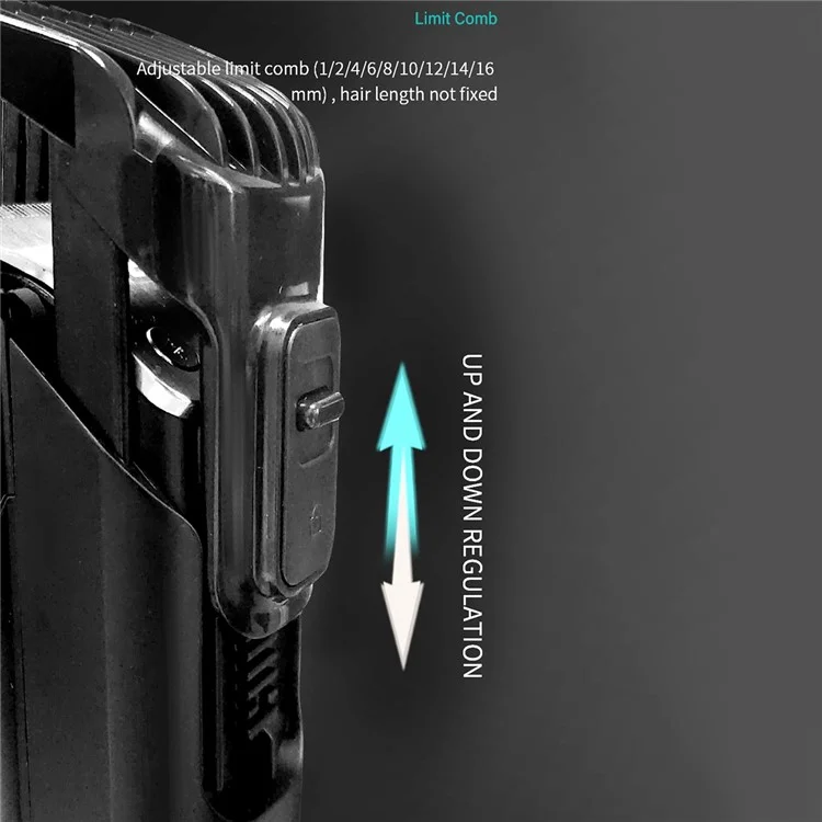 VGR V-929 Hair Hair Electric Clipper Жк-дисплей Digital Display Триммер с Ножкой из Нержавеющей Стали