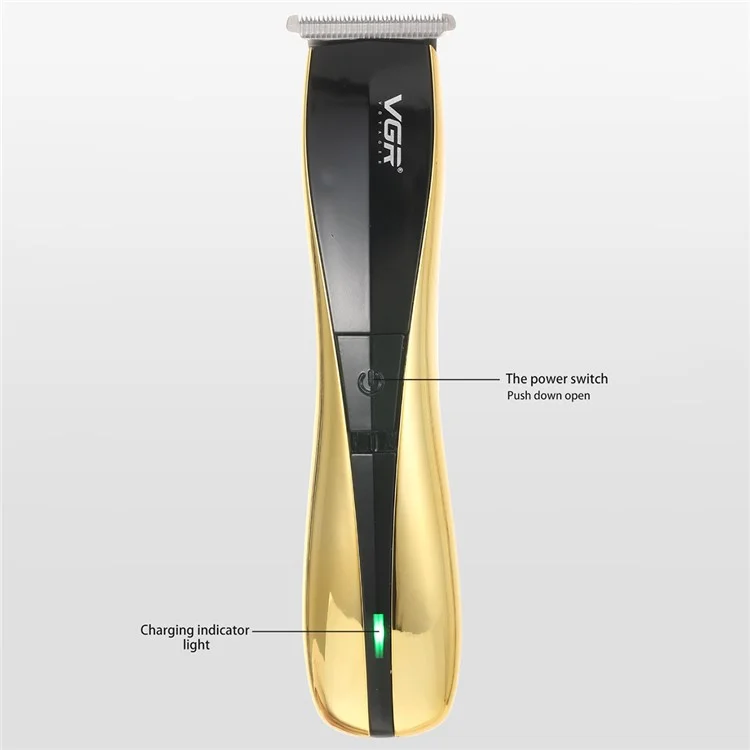 VGR V-939 Professioneller Haarschneidemaschine Tragbare Haarelectrische Schere mit Anzeigeleuchte Haarschneidewerkzeug für Friseursalon, Anfänger
