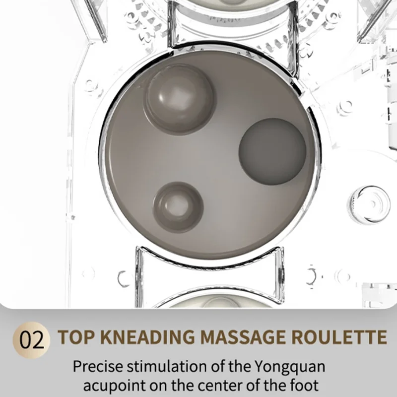 ST-6011 3 Modes Air Compression Foot Massager Heat Therapy Feet Relaxation Kneading Massage Device - EU Plug