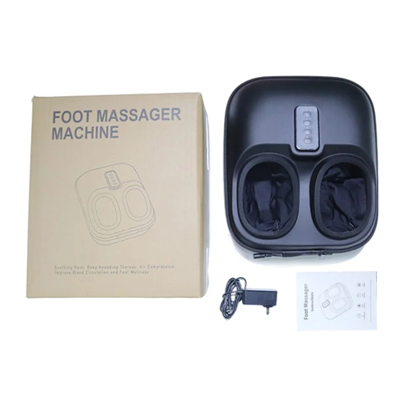 ST-6011 3 Modes Air Compression Foot Massager Heat Therapy Feet Relaxation Kneading Massage Device - EU Plug