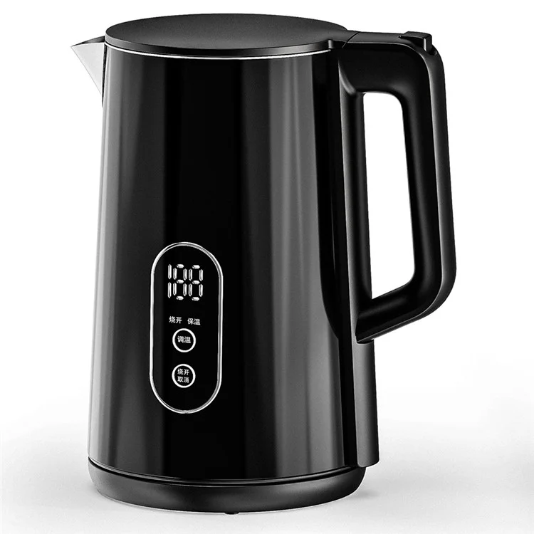 Smart Temperature Control Electric Kettle 1.8L Digital Display Stainless Steel Water Boiler (BPA Free, No FDA) - EU Plug