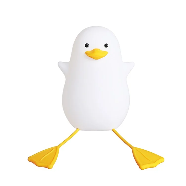 DASHING Cute Cartoon LED Night Light USB Rechargeable Phone Stand Table Lamp Home Decor - Yellow Mouth