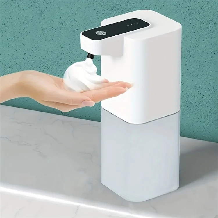 Dispensador de jabón automático no táctil P5 de 400 ml con 4 niveles de espuma ajustables