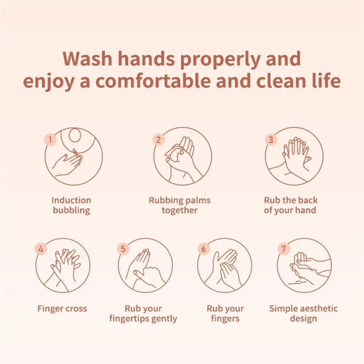 Z10 Donuts Touchless Soap Dispenser 280ml Automatic Soap Dispenser Hand Electric Foam Dispenser for Bathroom Hotel Kitchen