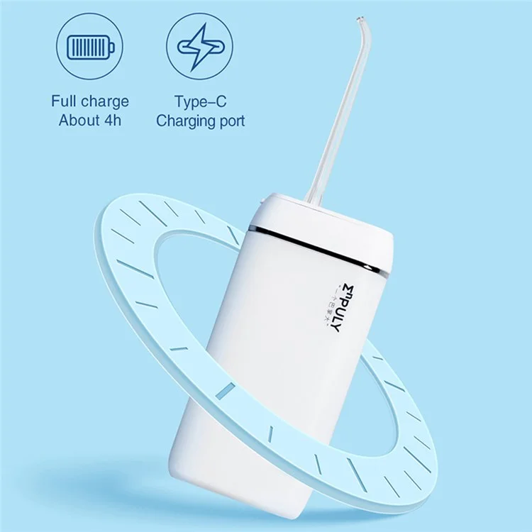 XIAOMI YOUPIN EPULY M6 PLUS Mini Electric Dental Teeth Washing Tool Fresh Breath Rechargeable Tooth Cleaner - Pink