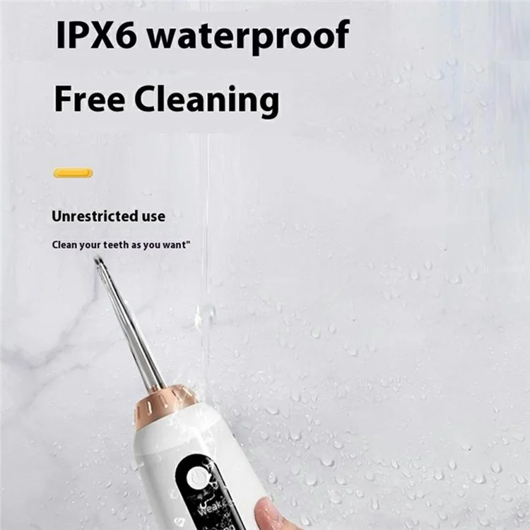 CY2 Water Dental Flosser 400ML Rechargeable Travel Irrigation Cleaner IPX6 Waterproof Oral Irrigator