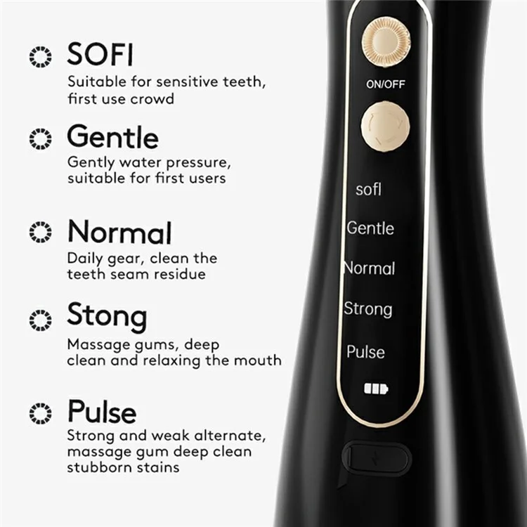 CY5 Electric Handheld Portable Water Flosser Home Use Oral Irrigator with Large Water Tank