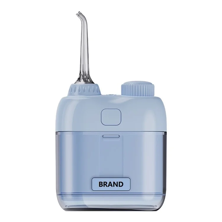 XY-12 Portable Mini Teeth Cleaner IPX7 Waterproof Oral Irrigator Electronic Dental Scaler with 2 Modes - Blue
