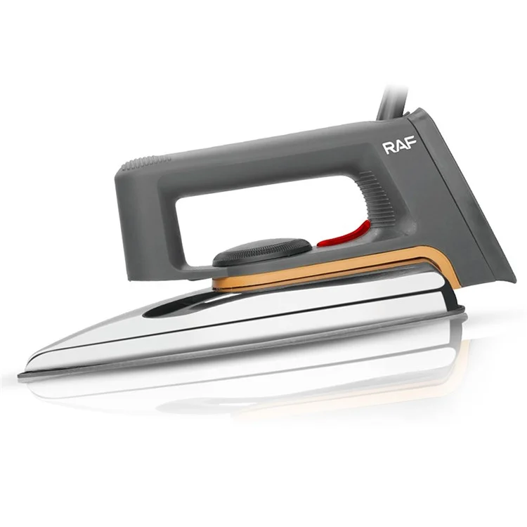 RAF R.1108 1600W Classic Electric Dry Iron Stainless Steel Soleplate Home Ironing Machine, EU Plug