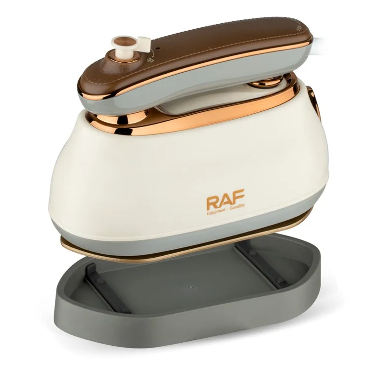 RAF R.1142 Prise UE Repasseuse à Vapeur Portable Vêtements Vêtement Appareil de Repassage Portable - Blanc