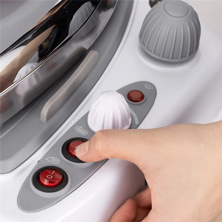 RAF R.1254 Aluminum Soleplate Press Type Steam Iron for Ironing Clothes (EU Plug)