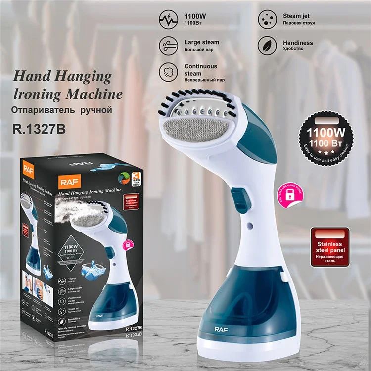 RAF R.1327 Hanging Clothes Ironing Machine Steamer Handheld Steam Iron (EU Plug) - Blue