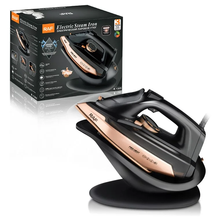 RAF R.1305 Stiratrice a Vapore Portatile EU Plug con 3 Modalità di Temperatura