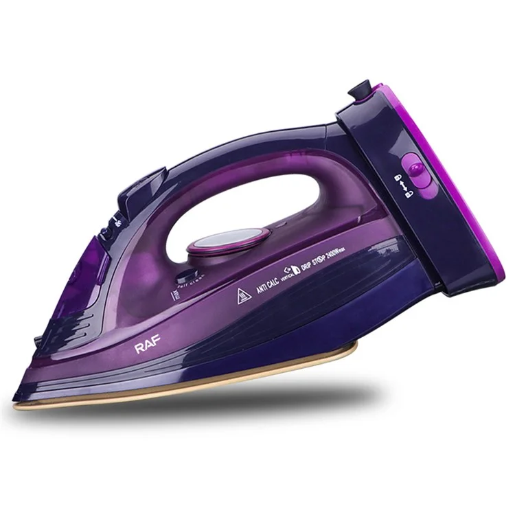 RAF R.1210 EU Plug Handheld Steam Ironing Machine Garment Steamer with 5 Temperature Modes - Purple