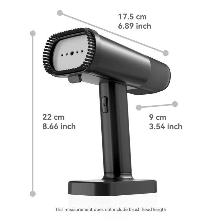 GS-05 Repasseur Vapeur Pliable 1200W Réservoir d'eau 170ML Portable à Main, Prise UE