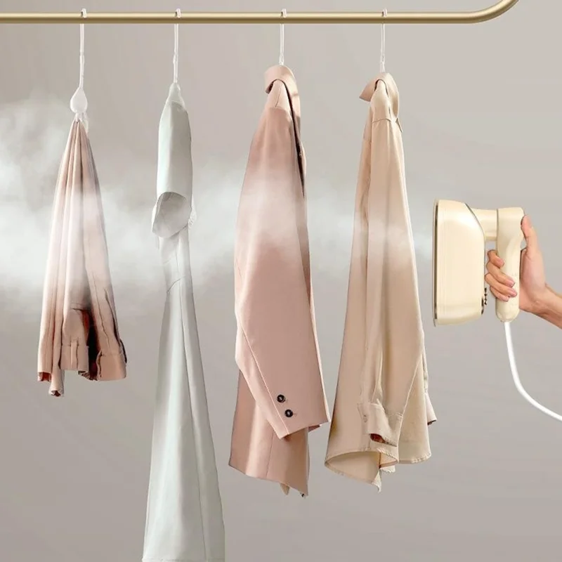 HC-901 Bærbar Beklædningsdampere med 180° Roterbar Folderbar Håndtag Mini Dampstrygejern med 3 Dampniveauer og LCD-skærm - EU Stik