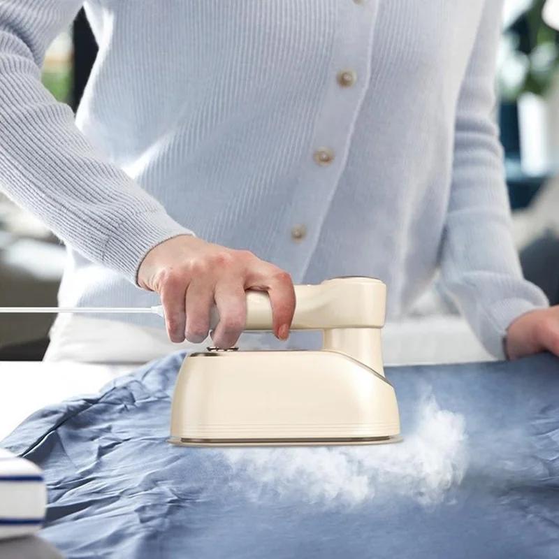 HC-901 Bærbar Beklædningsdampere med 180° Roterbar Folderbar Håndtag Mini Dampstrygejern med 3 Dampniveauer og LCD-skærm - EU Stik