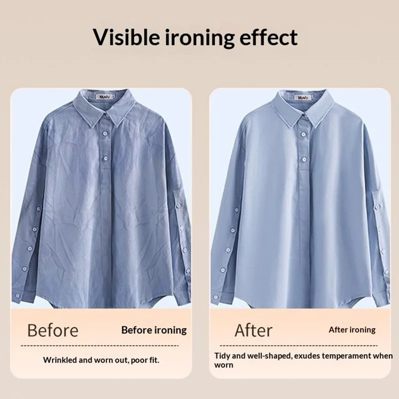 HC-901 Bærbar Beklædningsdampere med 180° Roterbar Folderbar Håndtag Mini Dampstrygejern med 3 Dampniveauer og LCD-skærm - EU Stik