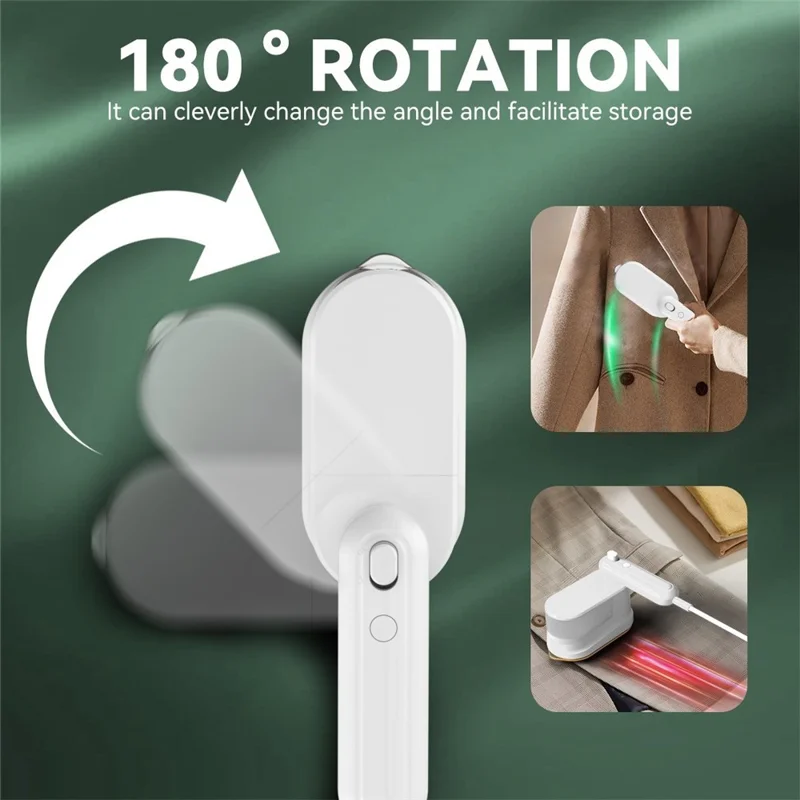 GS-04 1200W Handheld-Garment-Steamer Trocken- / Nassgebrauch 180-Grad-drehbarer Griff Kleidungsbügeleisen, EU-Stecker