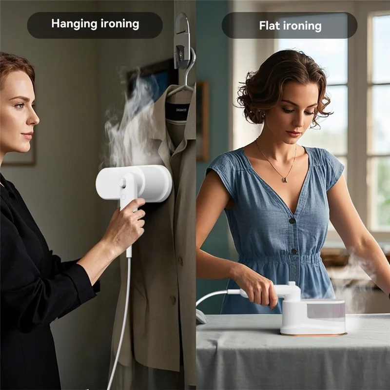 GS-04 1200W Handheld-Garment-Steamer Trocken- / Nassgebrauch 180-Grad-drehbarer Griff Kleidungsbügeleisen, EU-Stecker