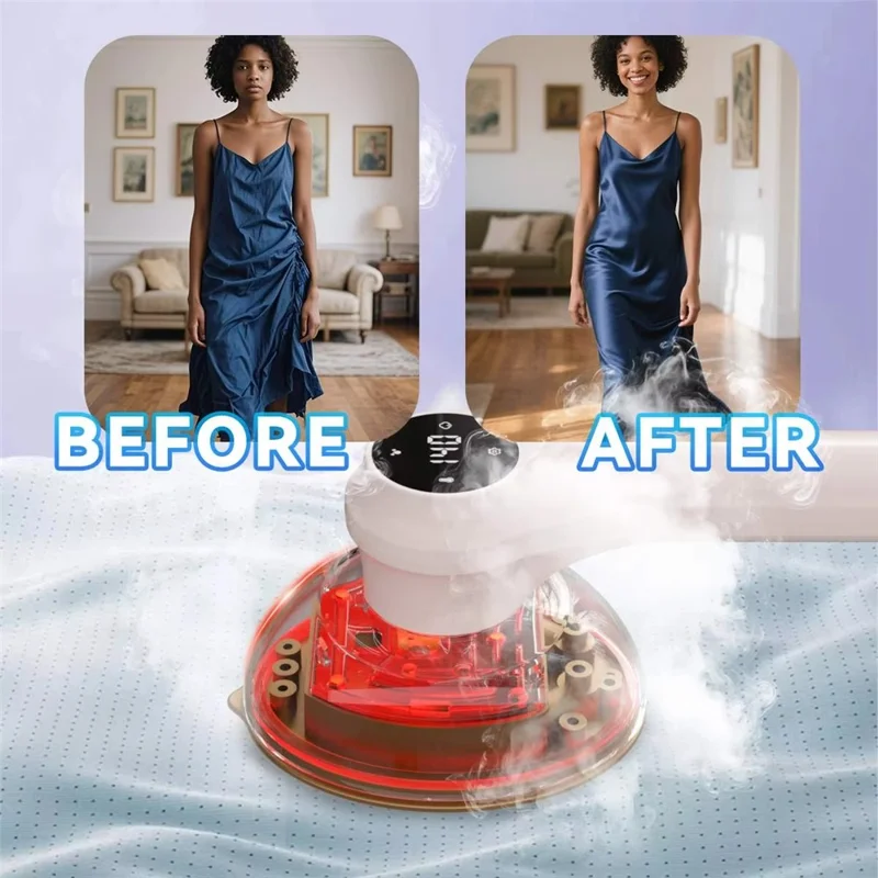 GS-06 Intelligente Berührungserkennung Kleidungsbügelmaschine Digitalanzeige Hand-Bügelstation, EU-Stecker