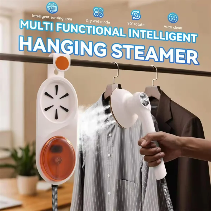 GS-06 Intelligente Berührungserkennung Kleidungsbügelmaschine Digitalanzeige Hand-Bügelstation, EU-Stecker