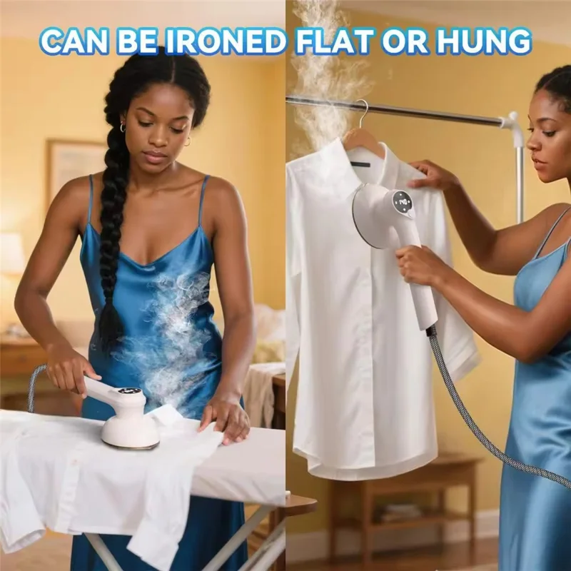 GS-06 Intelligente Berührungserkennung Kleidungsbügelmaschine Digitalanzeige Hand-Bügelstation, EU-Stecker