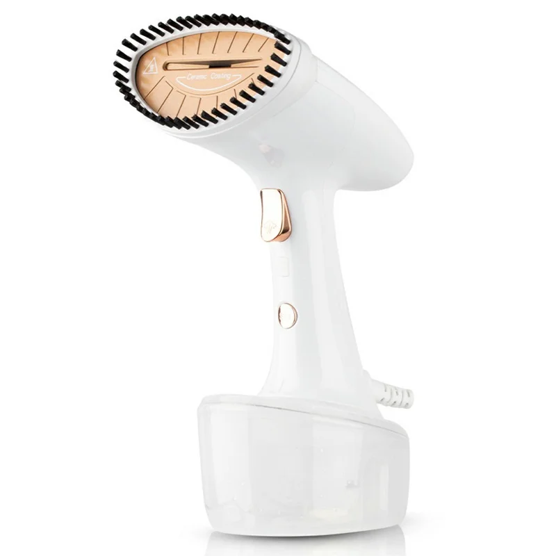 AKANE A.1285 Steam Iron Handheld Portable Garment Steamer Ceramic Coating 1600W Electric Iron EU Plug - White