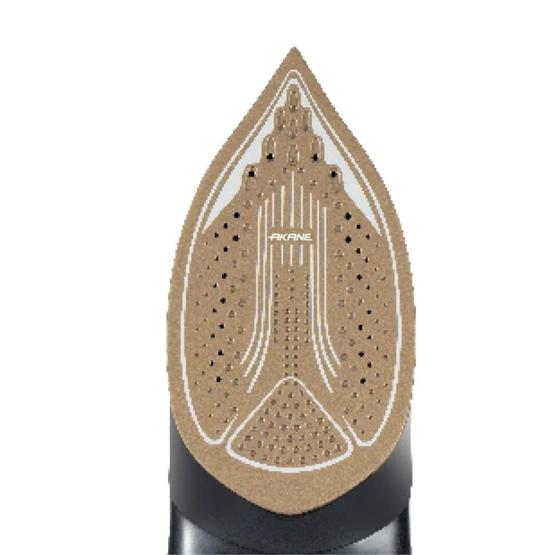 AKANE A.80312 Steam Iron 2400W Handheld Portable Electric Iron with Spray Function, EU Plug - Yellow