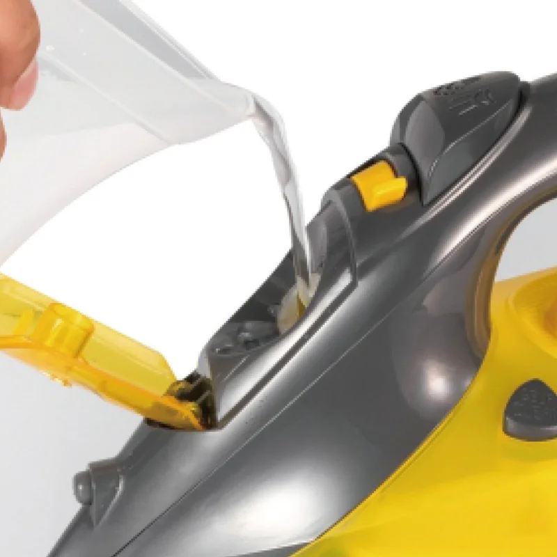 AKANE A.80312 Steam Iron 2400W Handheld Portable Electric Iron with Spray Function, EU Plug - Yellow