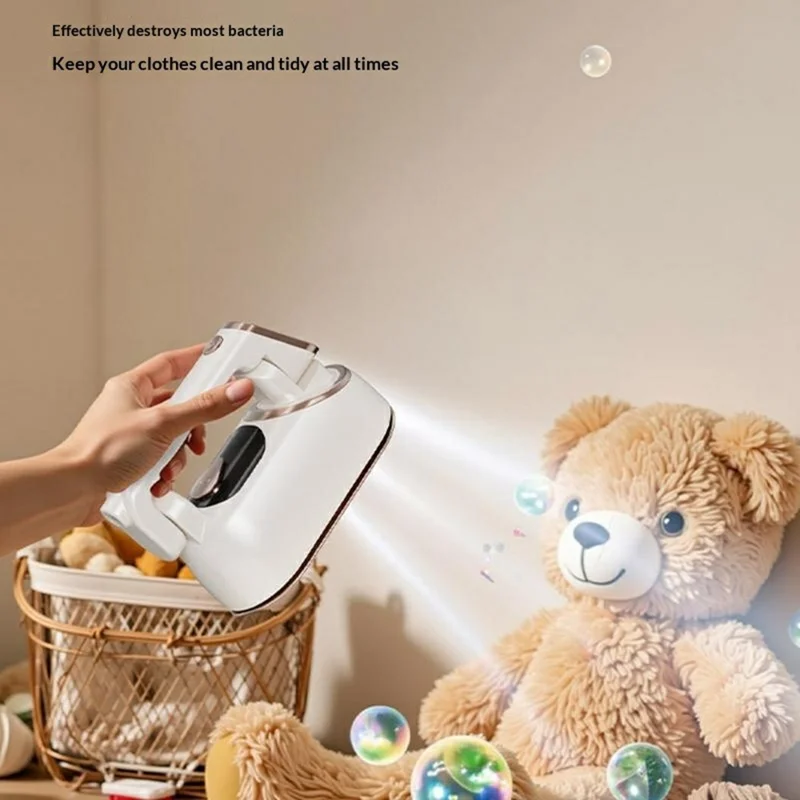 Défroisseur portable 1200 W, fer à vapeur 140 ml, double mode, pour voyage et domicile - Blanc