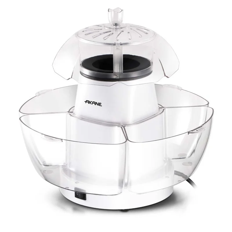 AKANE A.9004 Automatic Popcorn Maker 1200W Household Corn Machine for Family Movie Night, EU Plug (BPA Free, No FDA)