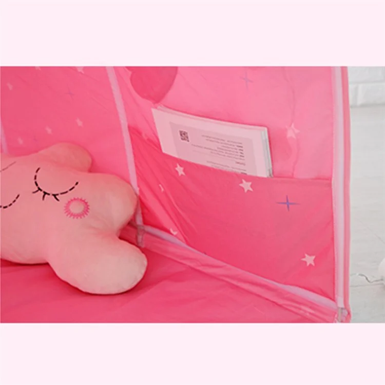 TG-BM002 Kinderbett Vorhang Netz Großes Fairy Playhouse Geschenkspiel Zelt Für Kinder Baby Kleinkinder Kinder Lesen Spielen - Rosa
