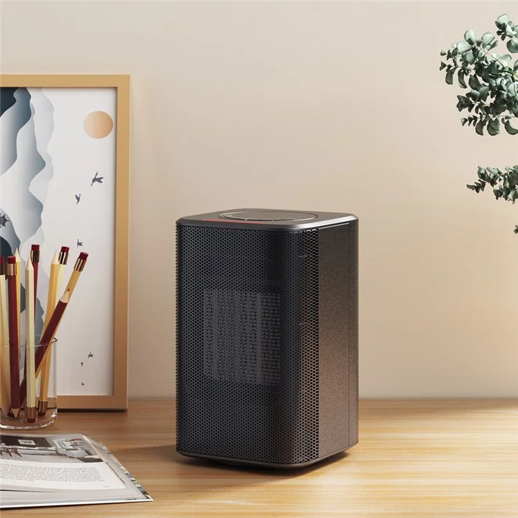WA2 2-em-1 Mini Mini Aquecedor Espaço Portátil Aquecedor Aquecimento Fan Cooler Filador 3 Níveis de Temperatura Ajustável Para o Escritório de Casa - Plugue Nos Eua