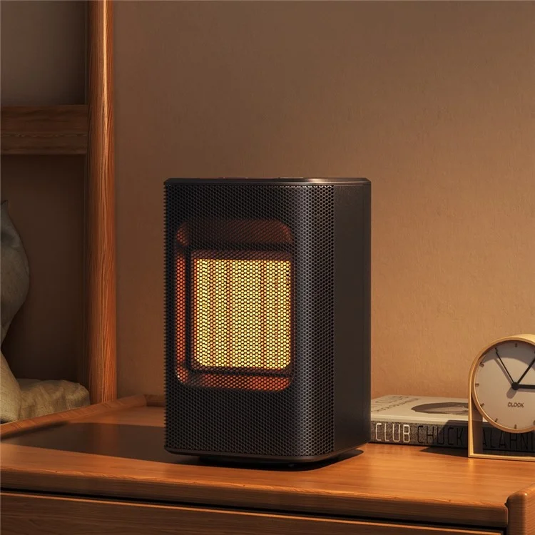 WA2 2-in-1 Mini Heater Fan Portable Space Heater Desk Heating Cooler Fan 3 Temperature Levels Adjustable for Home Bedroom Office - UK Plug