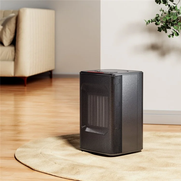 WA2 2-in-1 Mini Heater Fan Portable Space Heater Desk Heating Cooler Fan 3 Temperature Levels Adjustable for Home Bedroom Office - UK Plug