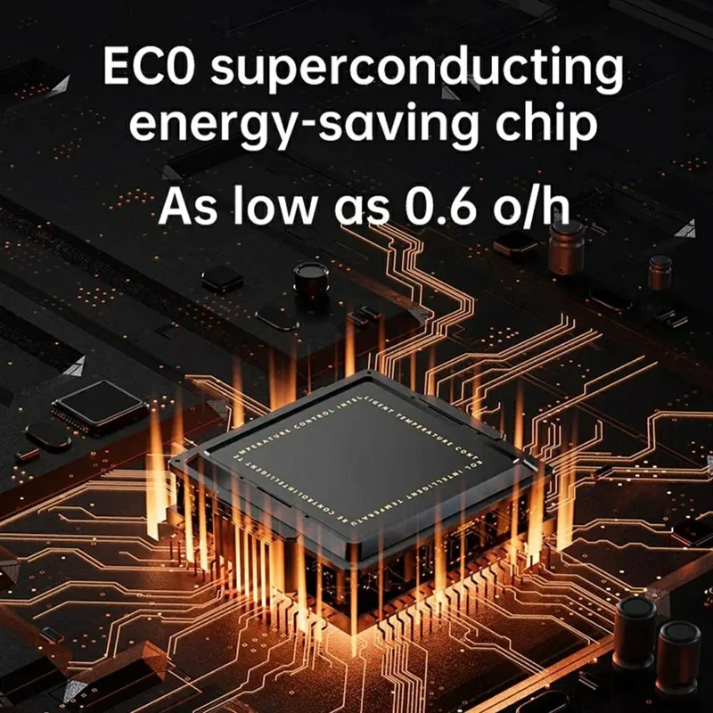 Wall Mounted Fan Heater Mini Energy Saving Portable Electric Heater PTC Ceramic for Bedroom / Living Room, EU Plug - White