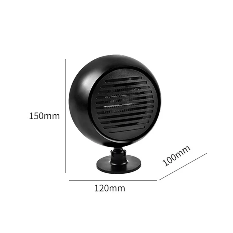 F-138 Creative Planet Design 24V Car Camion de Chauffage de Chauffage de Chauffage de Ventilateur de Ventilateur de Véhicule de Décongelant Débiteur de Déchargement - Blanche