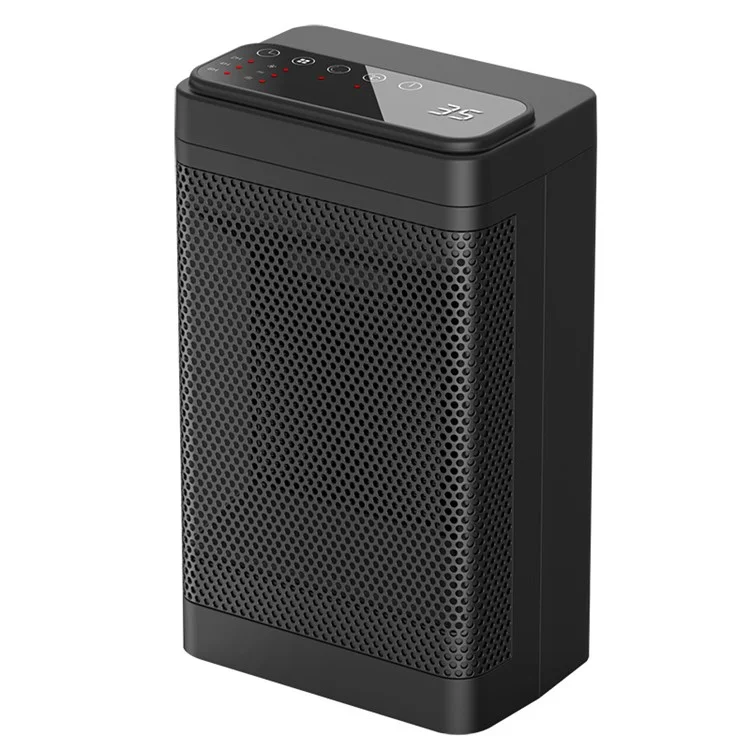 YND-1200D Mini PTC Riscaldatore Elettrico Invernale Casa Invernale Ventola di Riscaldamento a Vento Caldo Con Pannello Digital Display Touch - Spina Degli Stati Uniti