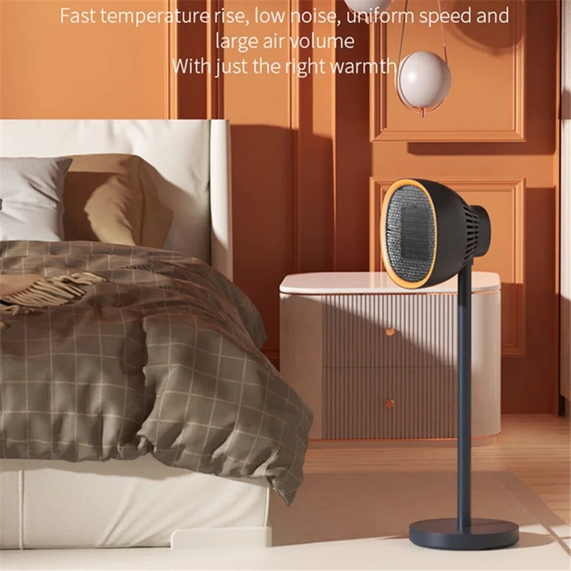 YND-2000 Home PTC Electric Heater Winter Cold / Warm Wind Shaking Head Heating Fan Air Warmer - US Plug