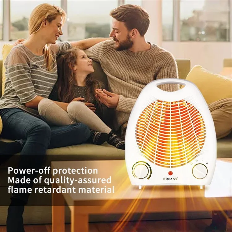 Sokany 1650 Aquecedor Elétrico Aquecedor Multifuncional e Aquecedor de Modo Duplo de Resfriamento / Dispositivos Domésticos Mais Frios Para Escritório, Quarto, Dormitório