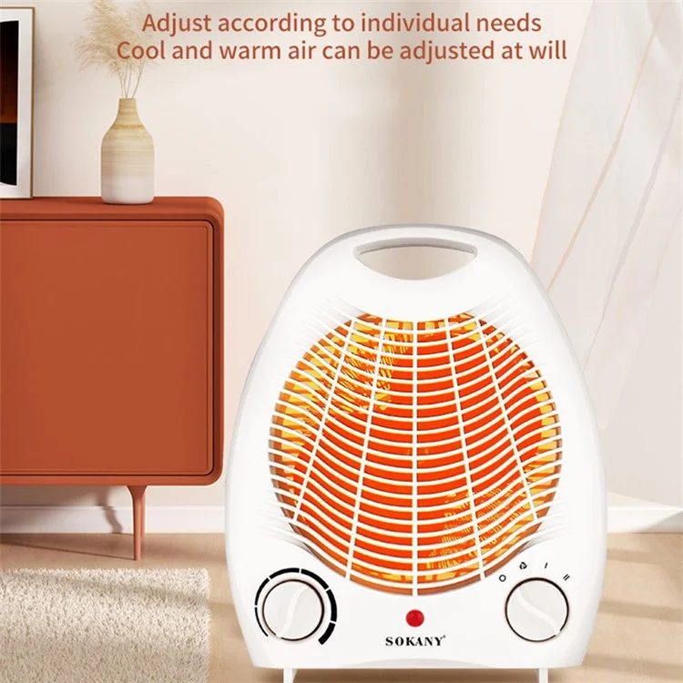 Sokany 1650 Aquecedor Elétrico Aquecedor Multifuncional e Aquecedor de Modo Duplo de Resfriamento / Dispositivos Domésticos Mais Frios Para Escritório, Quarto, Dormitório