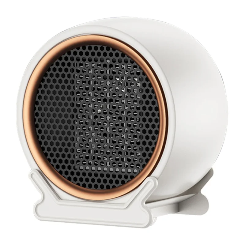 X7 1200W PTC Ceramic Personal Heater Space Heater Fan with 2 Modes for Office Room Desk Indoor Use - White / EU Plug