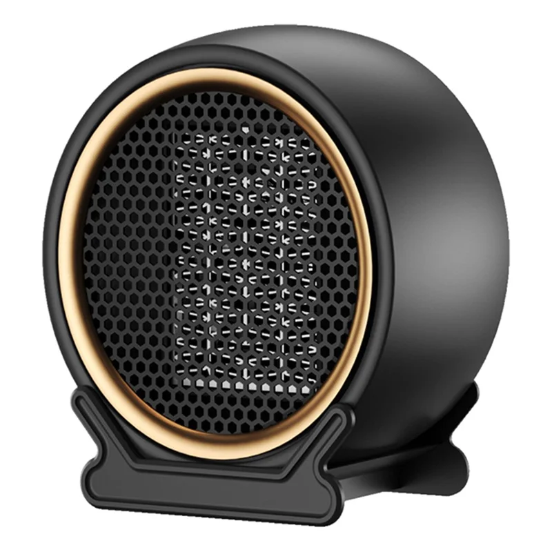 X7 1200W PTC Ceramic Personal Heater Space Heater Fan with 2 Modes for Office Room Desk Indoor Use - Black / US Plug