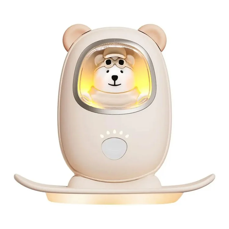 GXZ-N6 Cute Pet Shape 6800mAh Hand Warmer Power Bank Portable Phone Charger Hand Heater with 3 Gear - Gelb