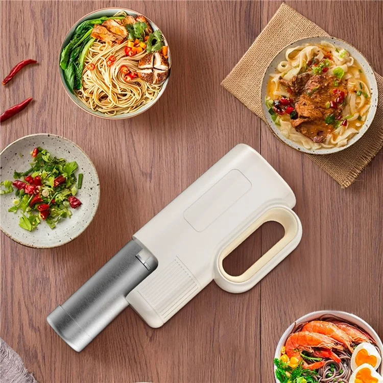 Kabellose, tragbare Nudelmaschine mit Akku – Elektrische Nudelmaschine zum Handhalten (BPA-frei, Keine FDA-Zulassung)
